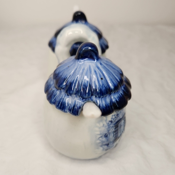 50s Noritake Cottage Jam Pots - Picture 2 of 10